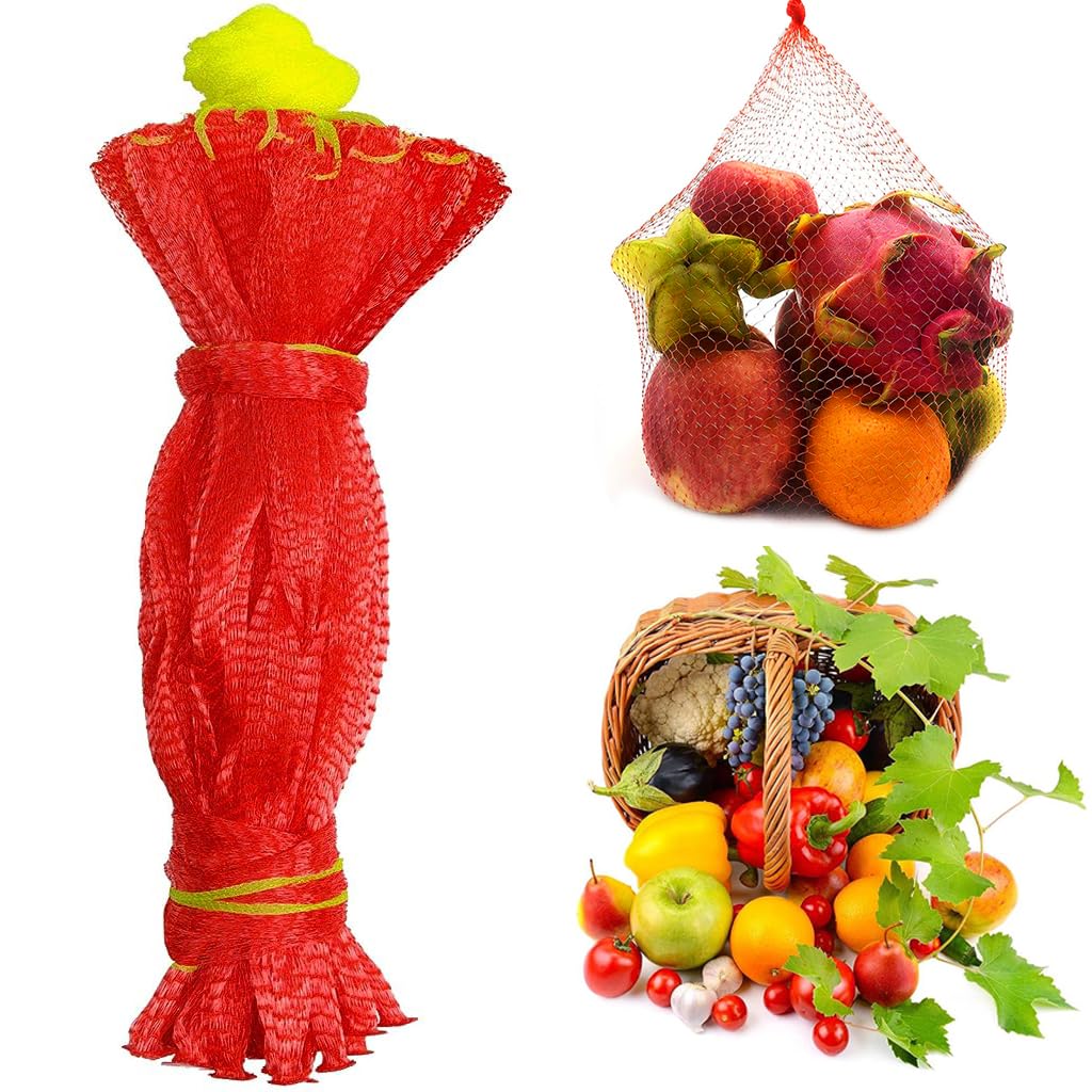 HASTHIP 100pcs 40cm Packing Net for Watermelon, Fruit, Vegetables, Toys, Seafood, Multipurpose Reusable Melon Mesh for Trellis Vertical Garden Growing HASTHIP 100pcs 40cm Packing Net for Watermelon, Fruit, Vegetables, Toys, Seafood, Multipurpose Reusable Melon Mesh for Trellis Vertical Garden Growing